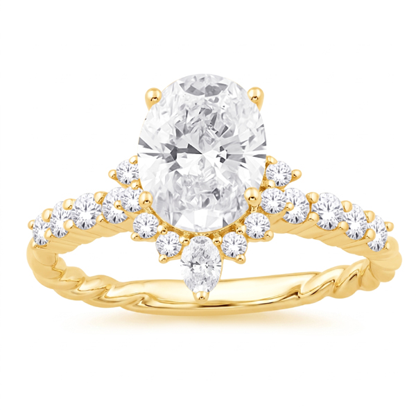 14K Gold Engagement Ring
